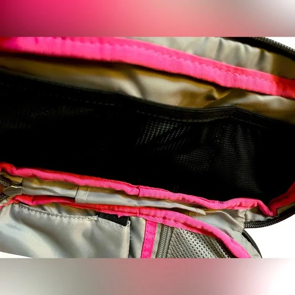 Jansport Gray and Pink Backpack Floral Design - Picture 5 of 8